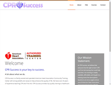Tablet Screenshot of cprsuccess.net